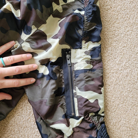 Elwood Men's Camouflage Bomber Zip Up Windbreaker Jacket. Size M - Picture 4 of 11